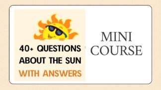 40+ questions about the SUN (START April 6)